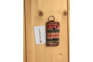 Купить индийский футляр для ключей «Этно» (коричневый) из натуральной кожи в интернет-магазине индийских сумок «IndianBags.ru»