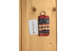 Купить индийский футляр для ключей «Этно» (красный) из натуральной кожи в интернет-магазине индийских сумок «IndianBags.ru»