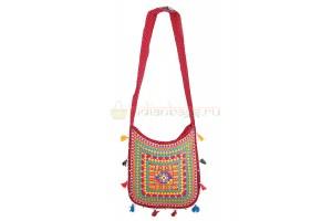 Купить индийскую наплечную текстильную сумку #627/1 унисекс в интернет-магазине индийских сумок «IndianBags.ru»