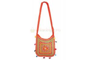 Купить индийскую наплечную текстильную сумку #627/3 унисекс в интернет-магазине сумок «IndianBags.ru»
