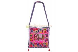 Купить индийскую наплечную текстильную сумку со слоном #624/6 унисекс в интернет-магазине сумок «IndianBags.ru»