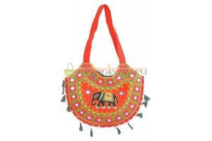 Купить индийскую хлопковую этно сумку ручной работы #628/2 в интернет-магазине индийских сумок «IndianBags.ru»