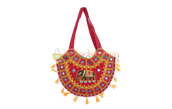 Индийская хлопковая этно сумка #628/3