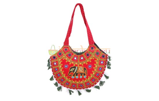 Индийская хлопковая этно сумка #628/4