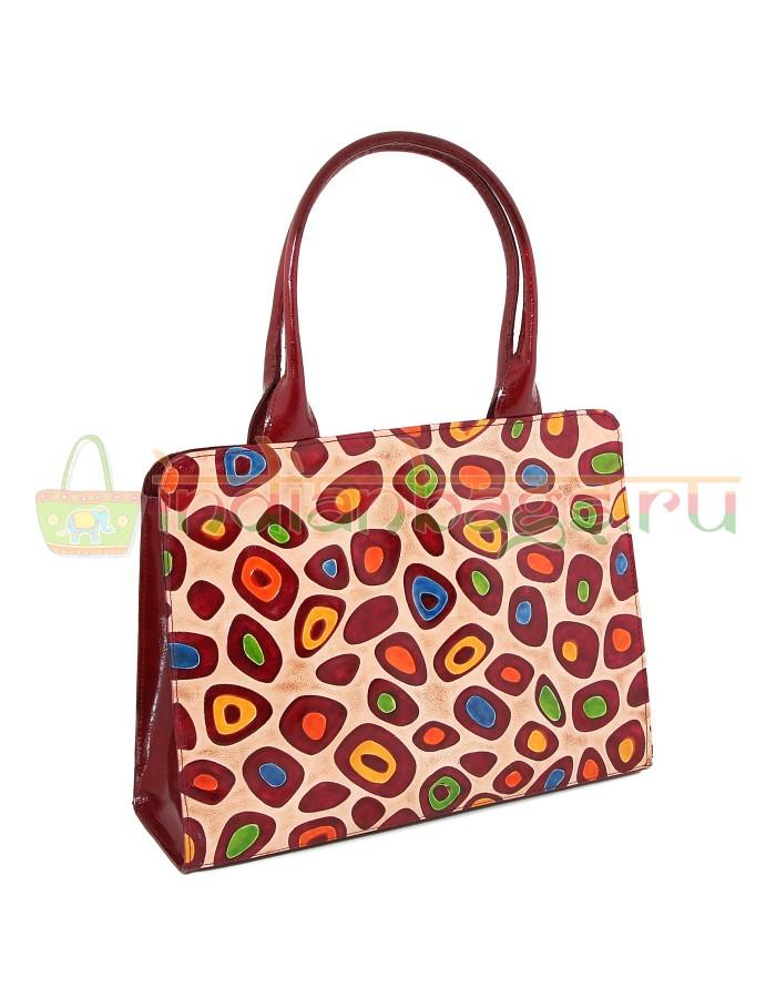 Купить женскую индийскую сумку из натуральной кожи #1847/2 в интернет-магазине индийских сумок «IndianBags.ru»