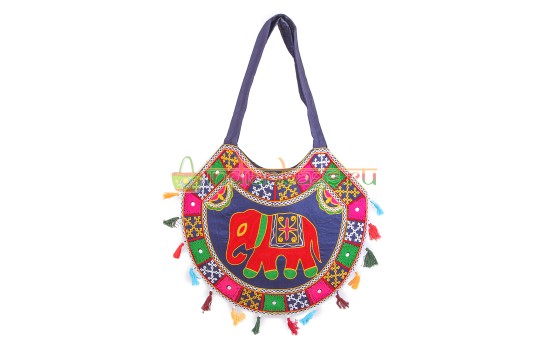 Индийская хлопковая этно сумка #618/4