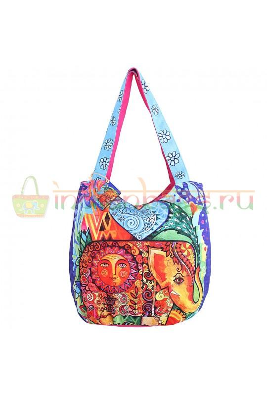 Индийская текстильная сумка #АВ4488