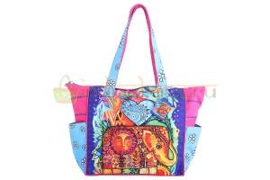 Купить индийскую хозяйственную хлопковую сумку #АВ4487 в интернет-магазине индийских сумок «IndianBags.ru»