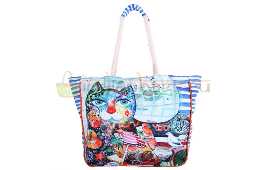 Индийская текстильная сумка #АВ4491