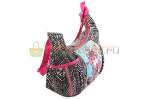 Индийская наплечная текстильная сумка #АВ4464