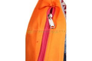 Индийская наплечная текстильная сумка #АВ127
