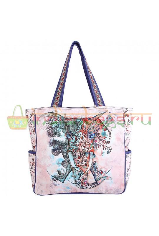 Индийская текстильная сумка #АВ4458