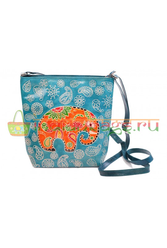 Индийская сумка из натуральной кожи #1354/2