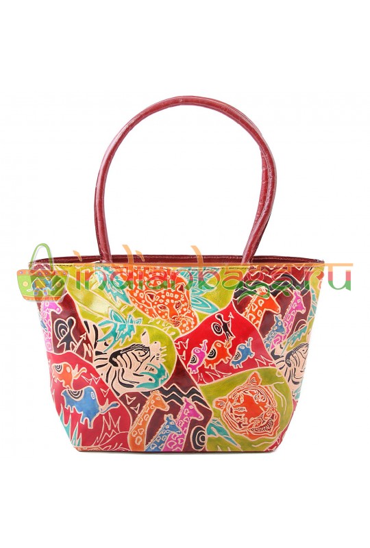 Индийская сумка из натуральной кожи #1173/5