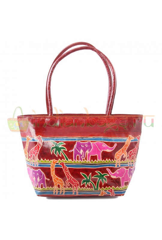 Индийская сумка из натуральной кожи #1173/4