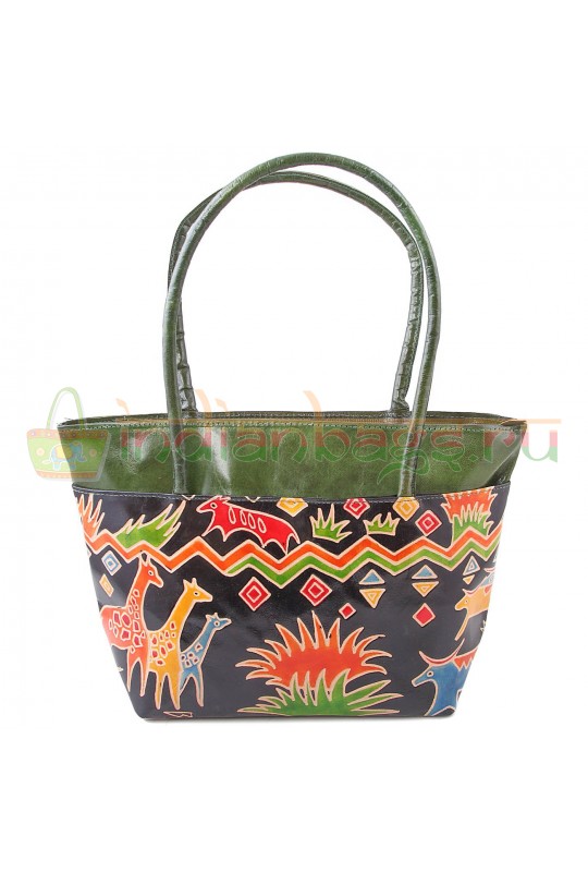 Индийская сумка из натуральной кожи #1173/3