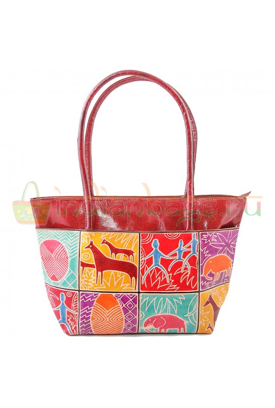 Индийская сумка из натуральной кожи #1173/2