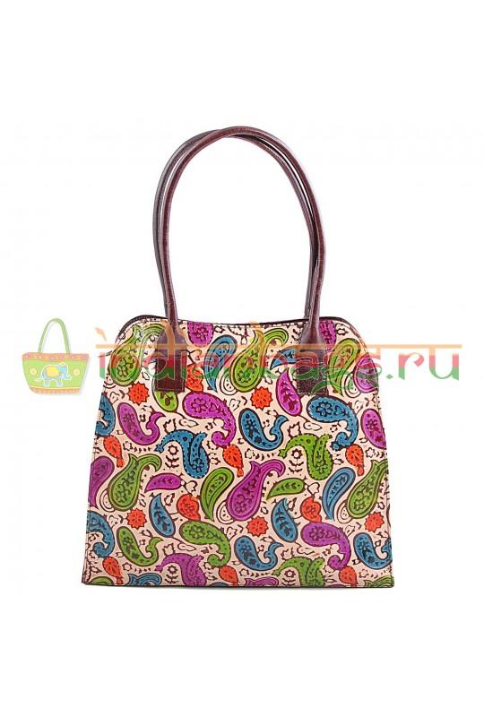 Индийская сумка из натуральной кожи #1832/2
