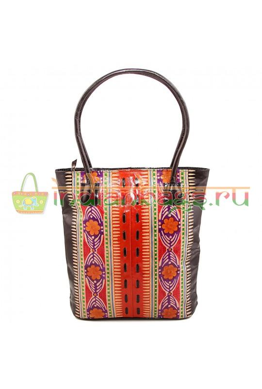 Индийская сумка из натуральной кожи #1247/24