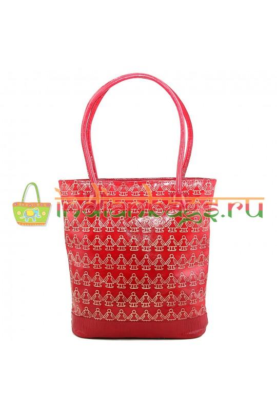 Индийская сумка из натуральной кожи #1247/28